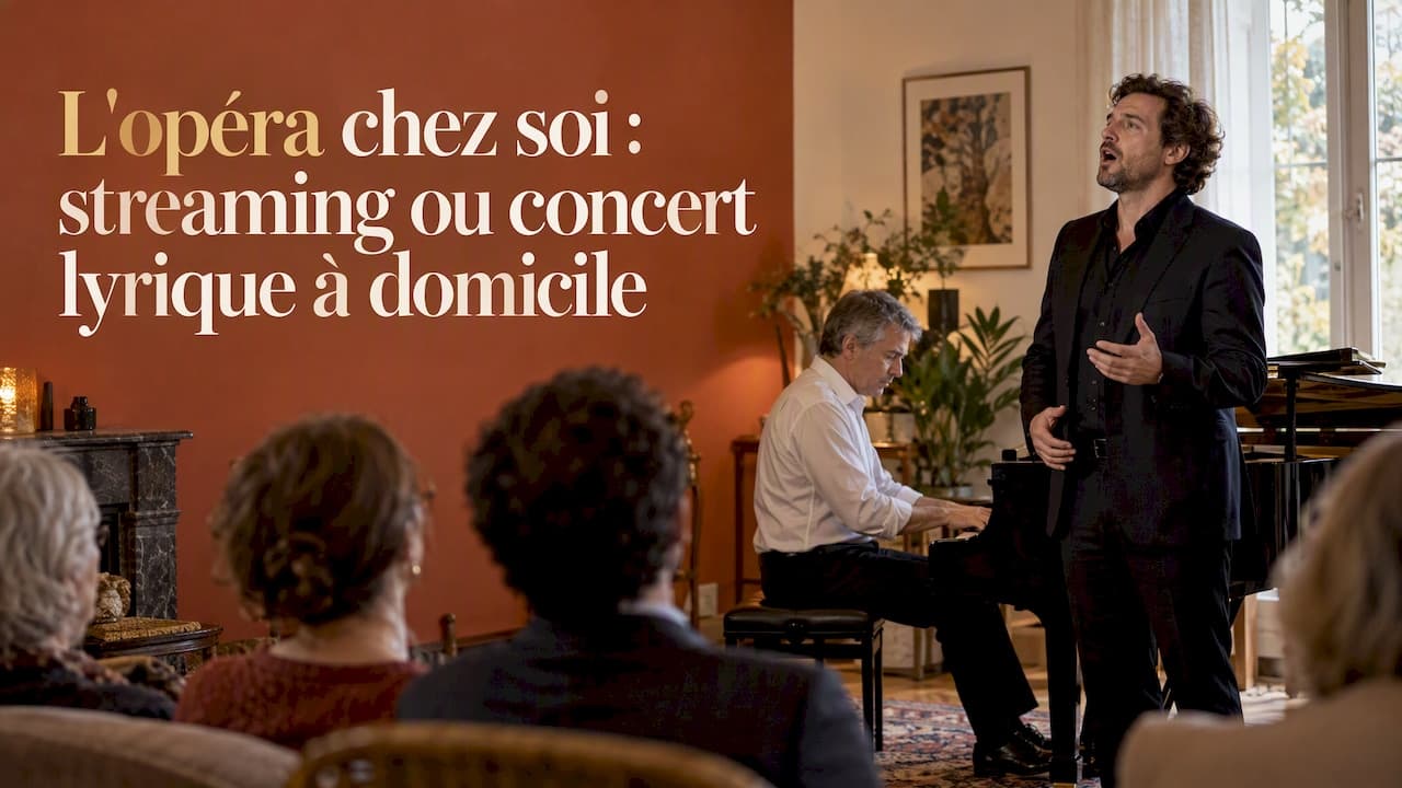 L'opéra chez soi : streaming ou concert lyrique à domicile